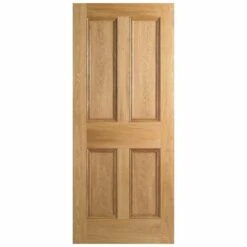 Rustic Oak 4 Panel Shaker Door Pre-finished -Timber Flooring Shop Rustic Oak 4 Panel Shaker 2 3