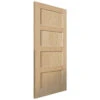 Snowdon 4 Panel Oak Door (Unfinished) -Timber Flooring Shop Snowdon 4 Panel Oak FD30 Fire Door 1 1