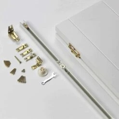 Tigris White Bi-Fold Door (Pre-Finished) -Timber Flooring Shop Tigris White Bi Fold Door 3 156