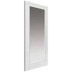 Tobago White Primed Glazed FD30 Fire Door