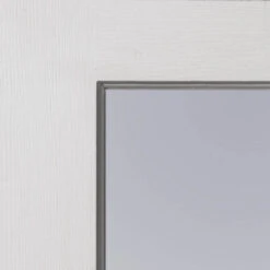 Faro White Primed Grained Glazed Door -Timber Flooring Shop White Primed Grained Glazed Door 2 2